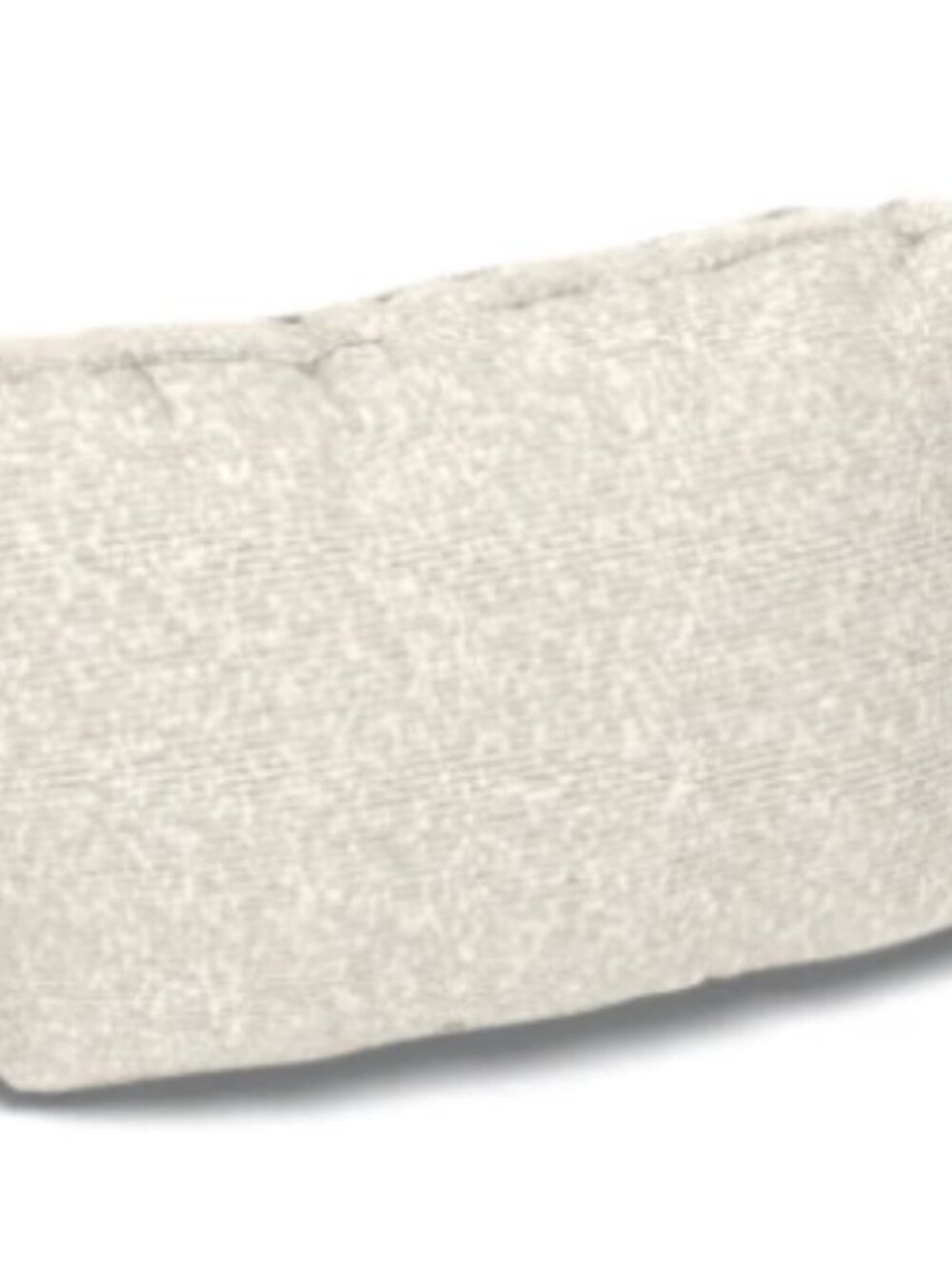 Lovesac Angled Side Pillow Cover: Cloud Boucle